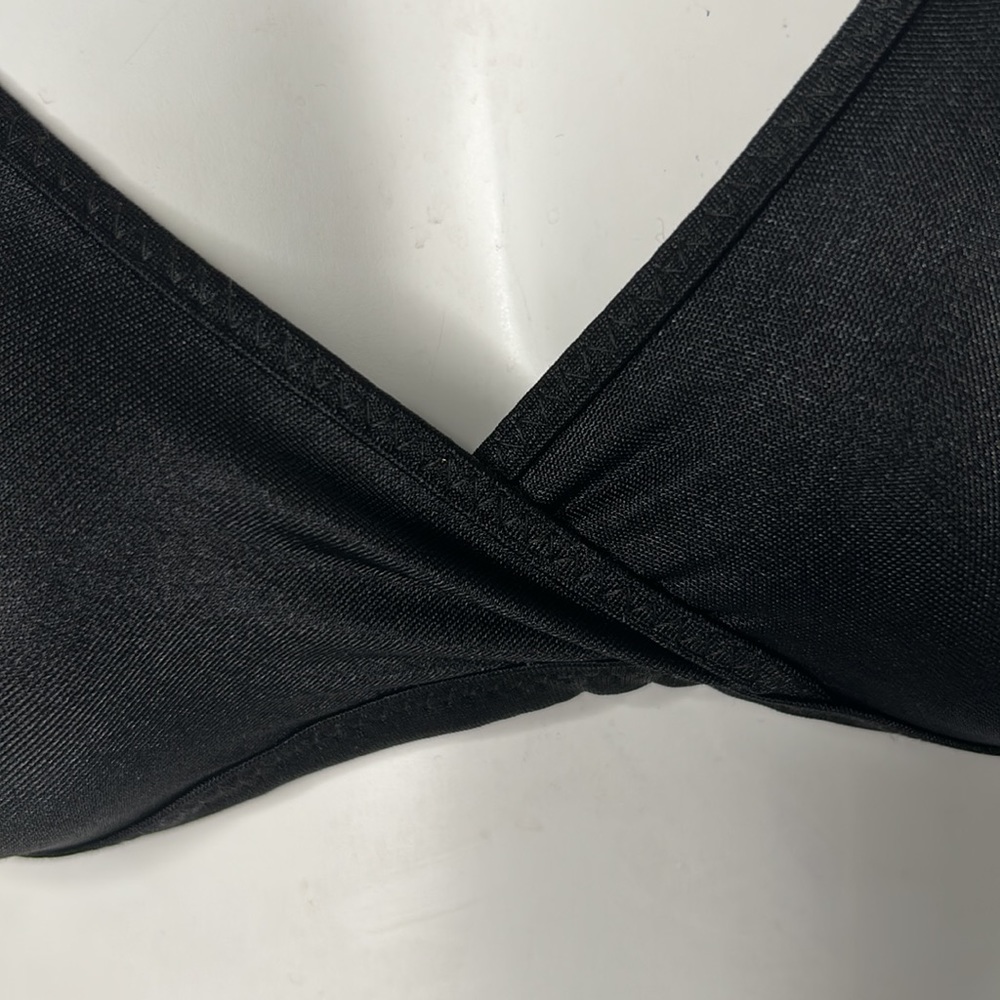Vintage GELMART Style 2948 Black Wirefree Sheer Nylon Unlined Bralette Bra NWT - Picture 6 of 17